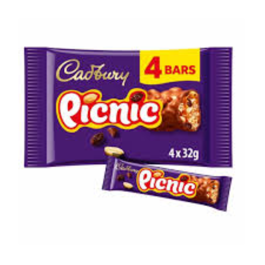 CADBURY PICNIC 4PACK 128G